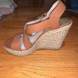 Michael Kors leather wedges